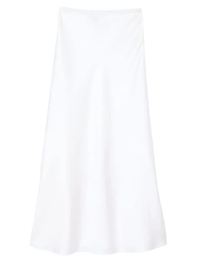 Maxi Satin-Effect Skirt