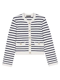 Striped Knit Cardigan