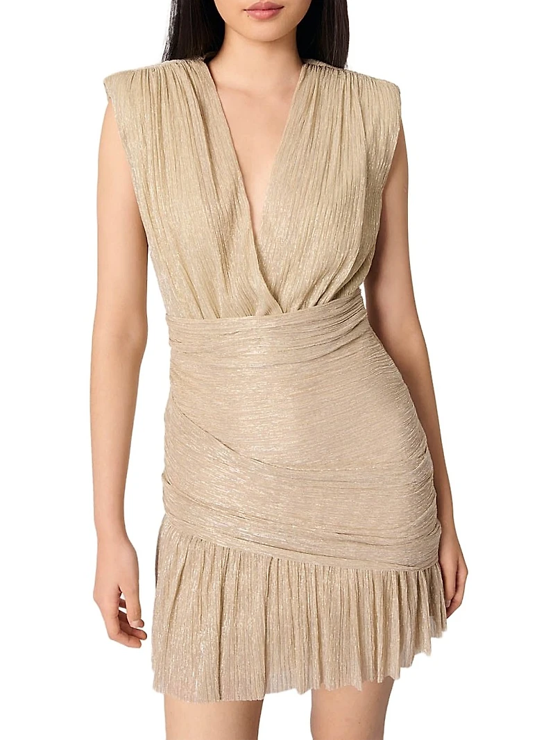 Short Metallic Dress