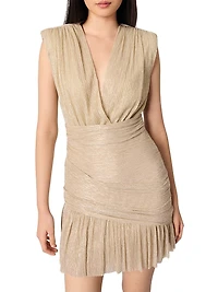 Short Metallic Dress