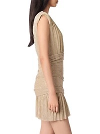 Short Metallic Dress