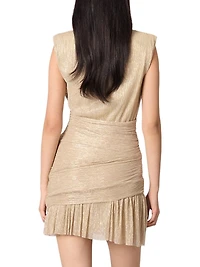 Short Metallic Dress