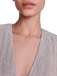 Short Metallic Dress