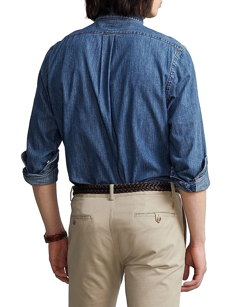 Classic-Fit Denim Shirt