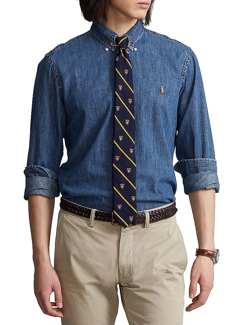 Classic-Fit Denim Shirt