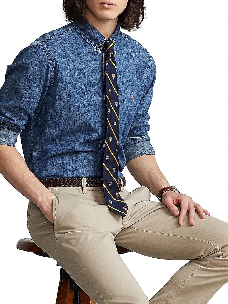 Classic-Fit Denim Shirt