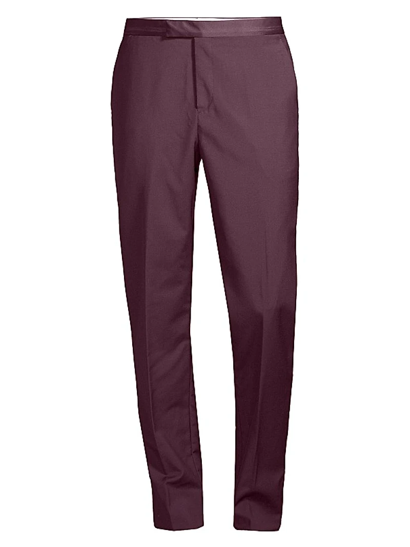 Soho Tailored-Fit Black Wool-Mohair Evening Suit