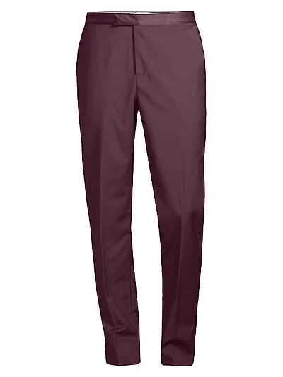 Soho Tailored-Fit Black Wool-Mohair Evening Suit