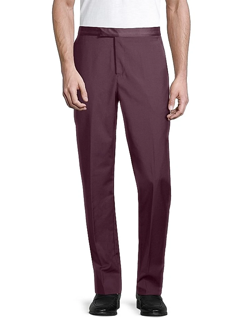 Soho Tailored-Fit Black Wool-Mohair Evening Suit