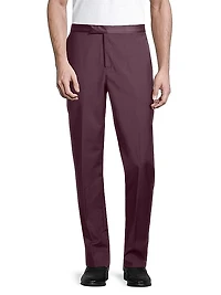 Soho Tailored-Fit Black Wool-Mohair Evening Suit