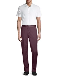 Soho Tailored-Fit Black Wool-Mohair Evening Suit