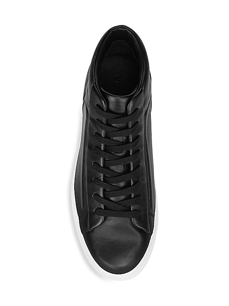 Fynn Leather High-Top Sneakers