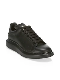 Oversized Leather Platform Sneakers