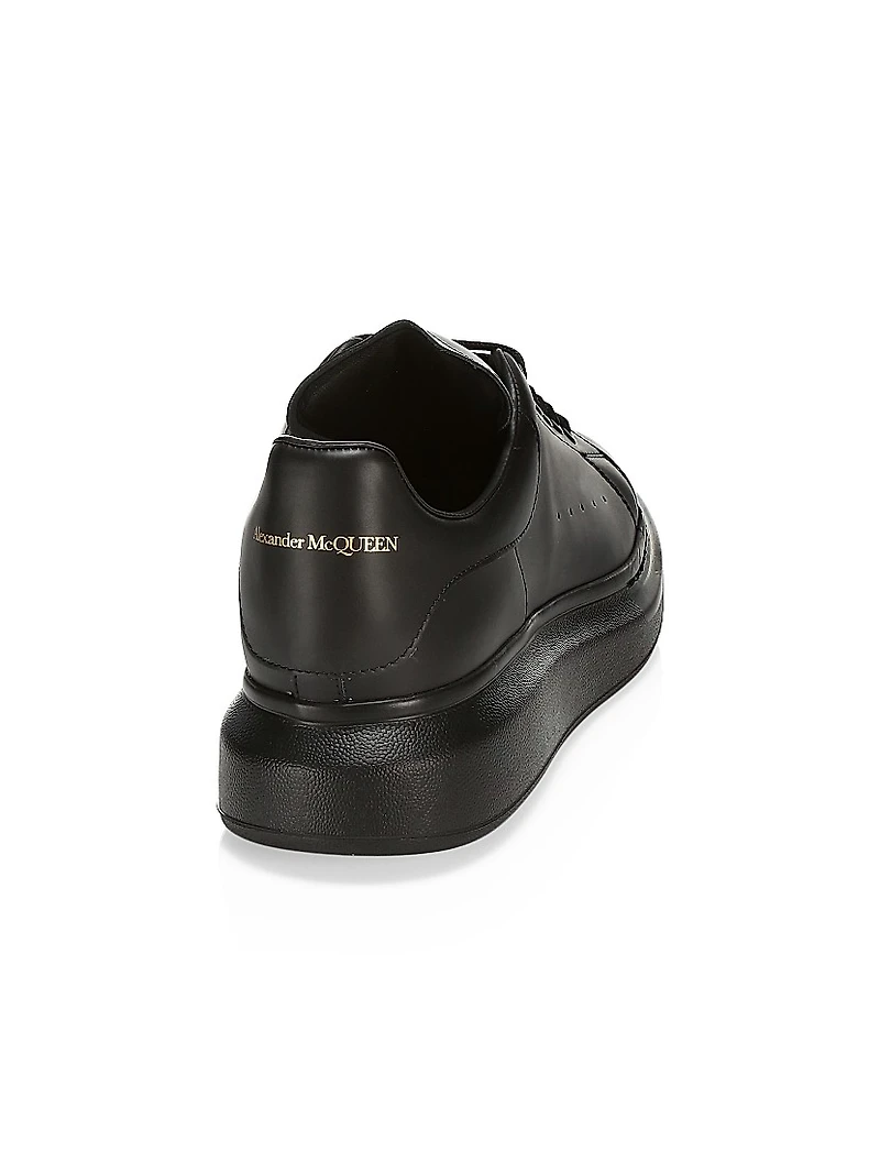 Oversized Leather Platform Sneakers