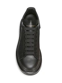 Oversized Leather Platform Sneakers