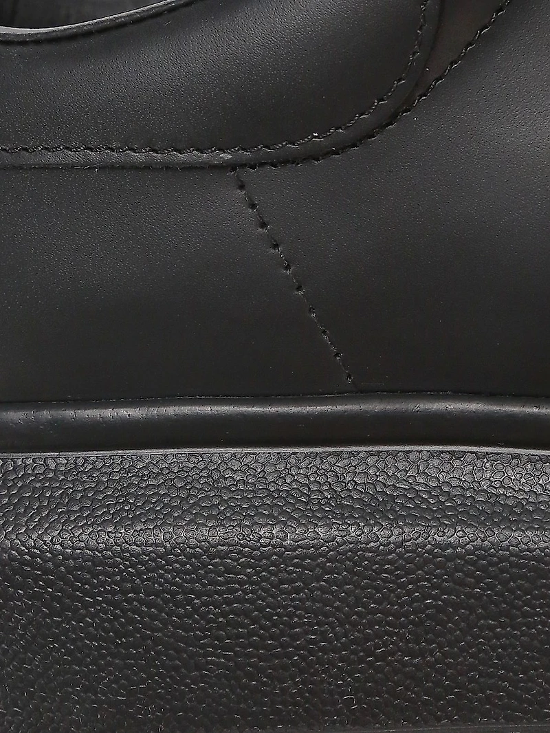 Oversized Leather Platform Sneakers