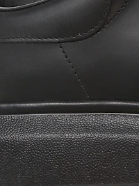 Oversized Leather Platform Sneakers