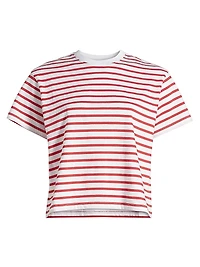 Classic Jersey Striped Short Sleeve Boy Tee