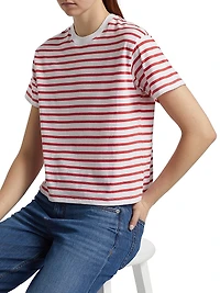 Classic Jersey Striped Short Sleeve Boy Tee
