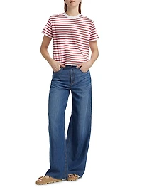 Classic Jersey Striped Short Sleeve Boy Tee