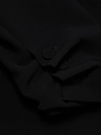 Khloe Crepe Ruched Blazer