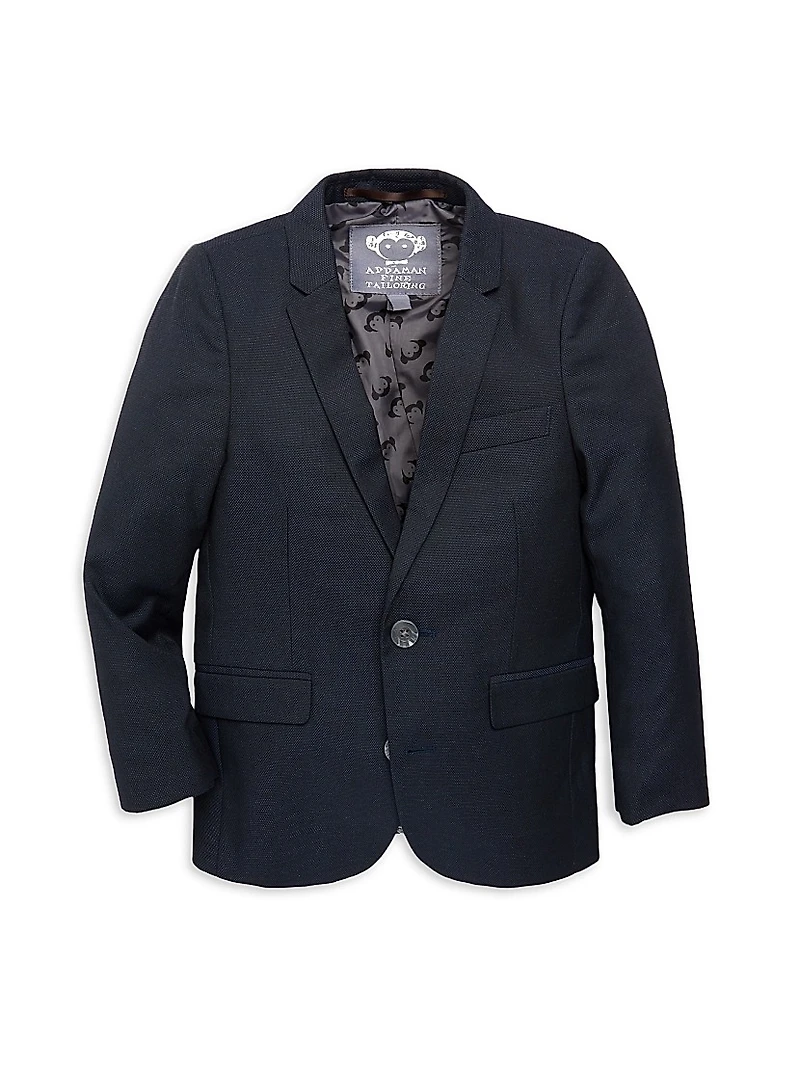 Little Boy's & Solid-Color Suit Jacket