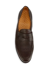 Lopez Grain Leather Loafers