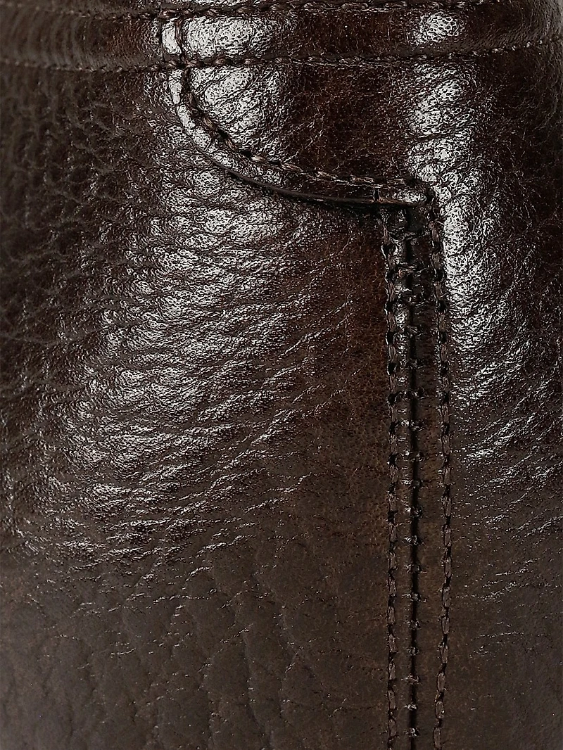 Lopez Grain Leather Loafers