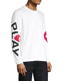 Play Logo Long-Sleeve Cotton Tee
