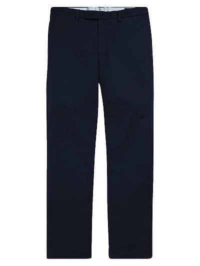 Stretch Straight-Fit Chino Pants