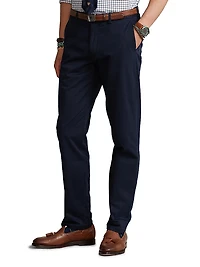 Stretch Straight-Fit Chino Pants