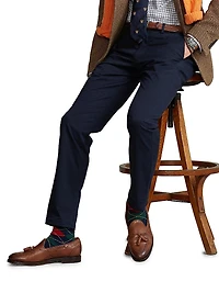 Stretch Straight-Fit Chino Pants