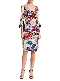 Triana Floral Wrap Dress