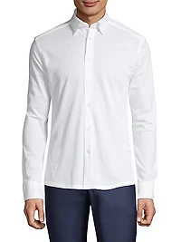 Soft Casual Slim-Fit Pique Cotton Sport Shirt