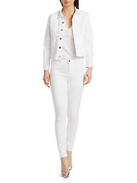 Janelle Slim-Fit Denim Jacket