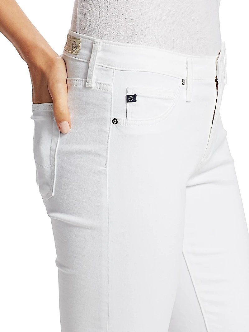 Prima Sateen Mid-Rise Crop Cigarette Pants