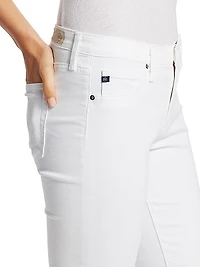 Prima Sateen Mid-Rise Crop Cigarette Pants