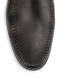 Paine Leather Moccasin Loafers