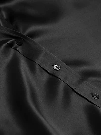 Dani Three-Quarter Sleeve Silk Shirt