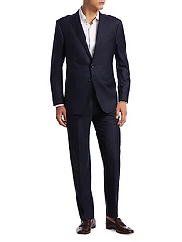 Single-Breasted Wool Suit