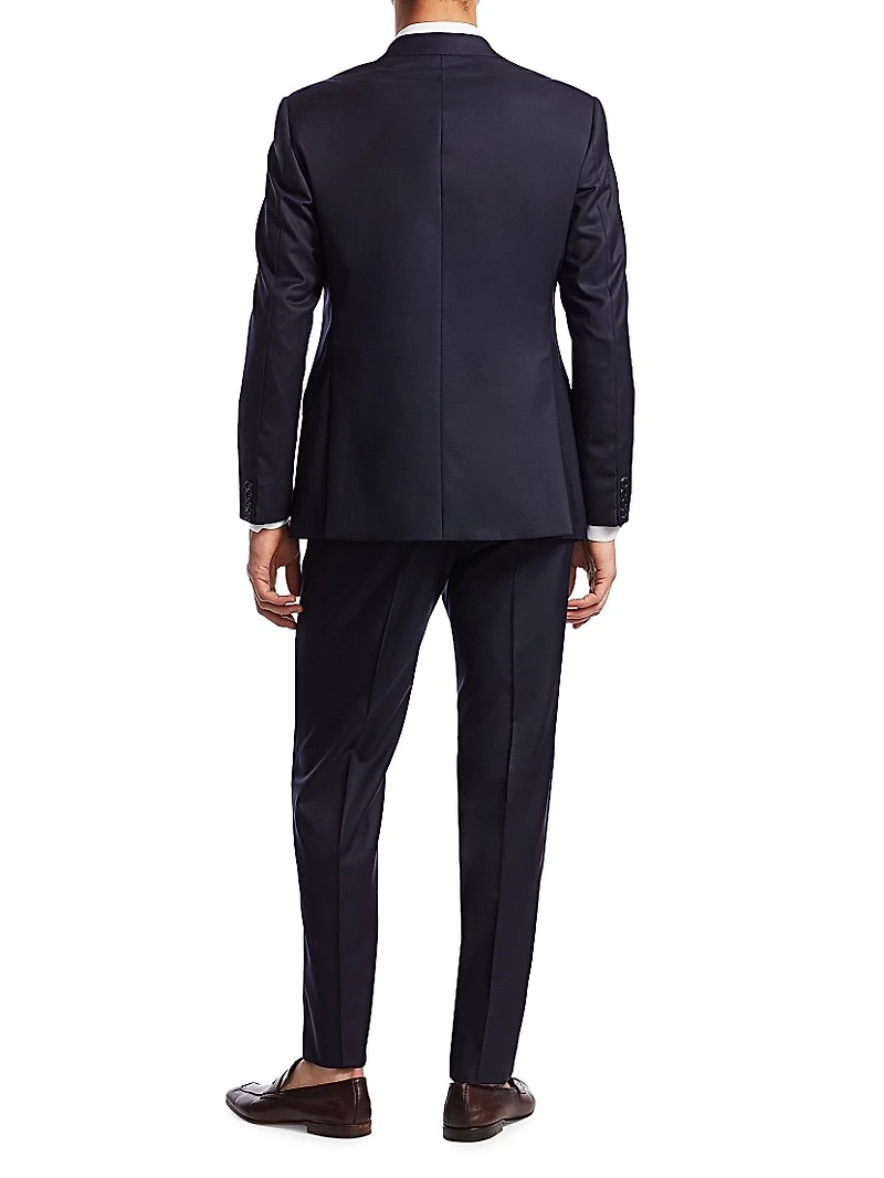 Single-Breasted Wool Suit