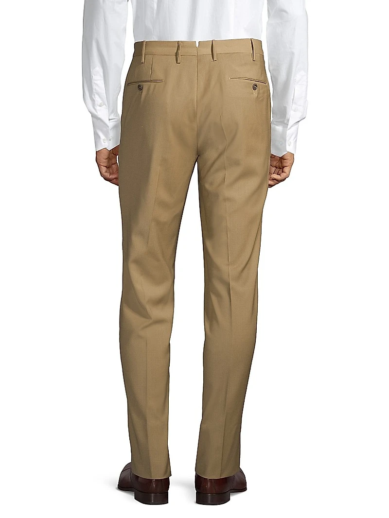 Traveller Slim-Fit Performance Wool Trousers