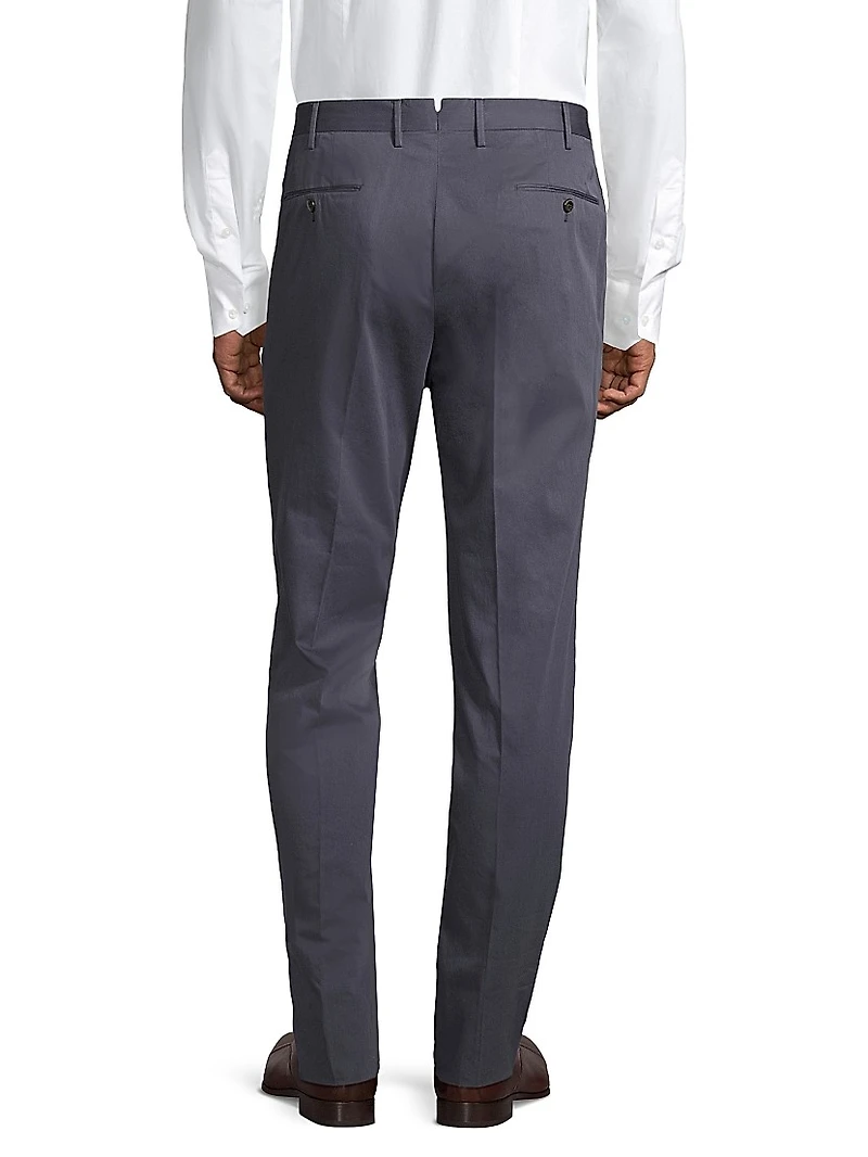 Slim-Fit Silk-Blend SilkOchino Trousers
