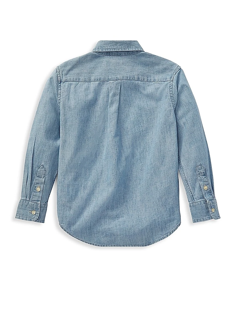 Little Boy's & Chambray Shirt