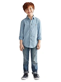 Little Boy's & Chambray Shirt