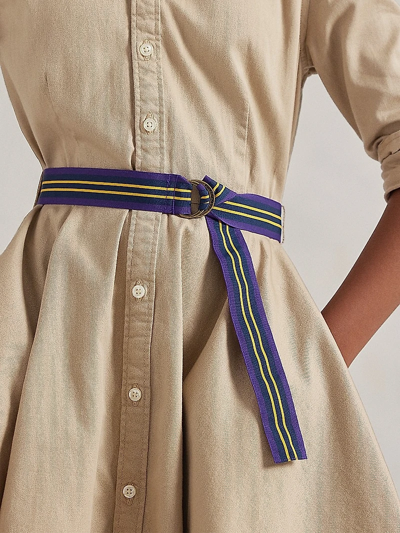 Little Girl's & Belted Chino Dress