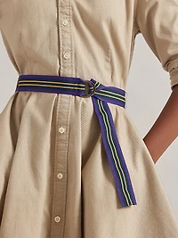 Little Girl's & Belted Chino Dress