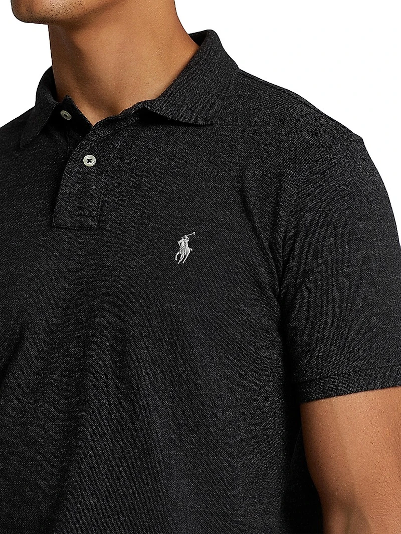Cotton Mesh Classic-Fit Polo Shirt