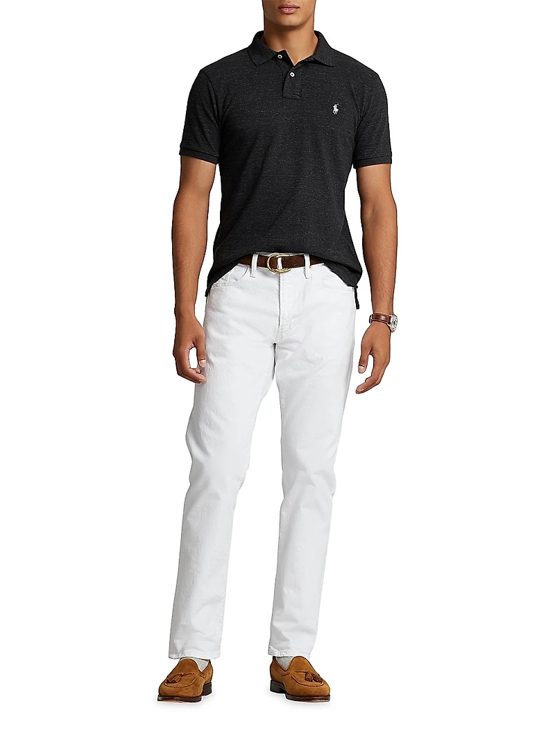 Cotton Mesh Classic-Fit Polo Shirt