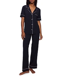 Gisele Short-Sleeve Top & Pants Pajama Set